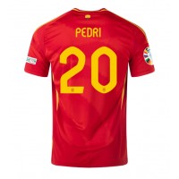 Dres Španielsko Pedri Gonzalez #20 Domáci ME 2024 Krátky Rukáv